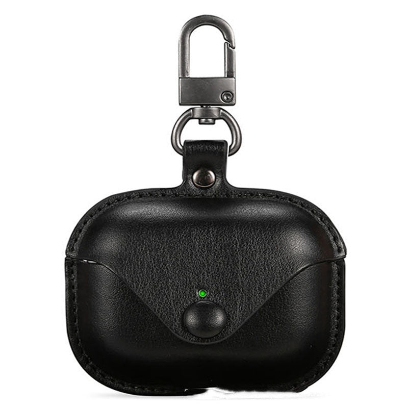 Fashion Solid Color Leather Bluetooth Earphone Case Fashion Solid Color Leather Bluetooth Earphone Case